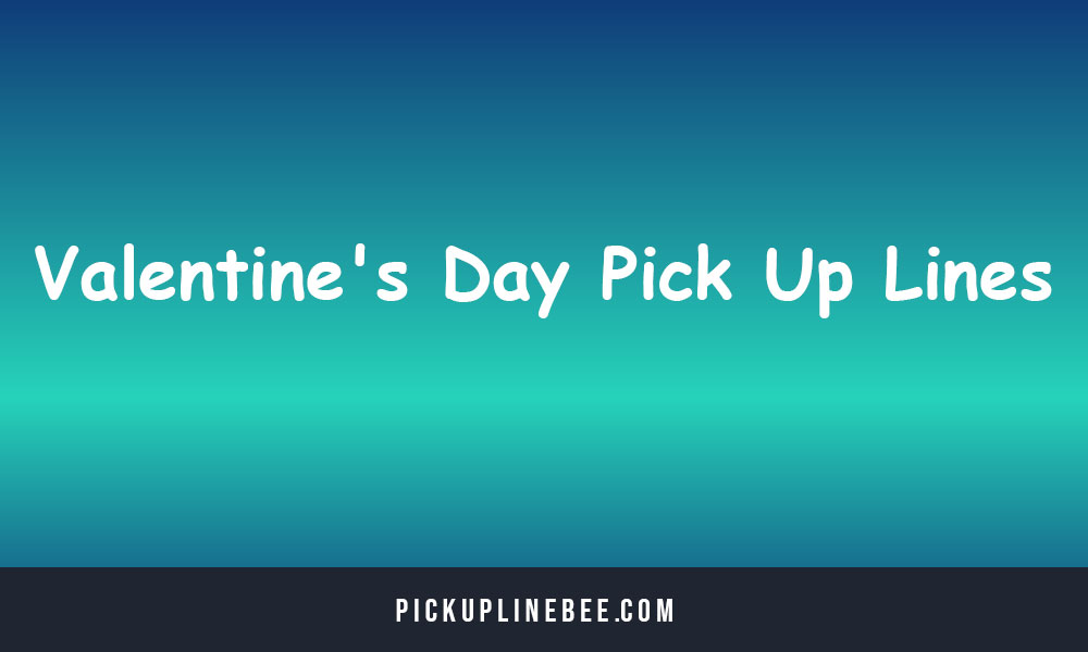 Valentine's Day Pick Up Lines