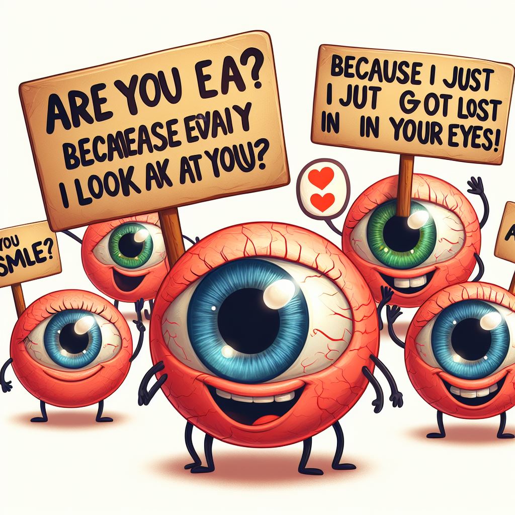 Funny Eyes Pick Up Lines